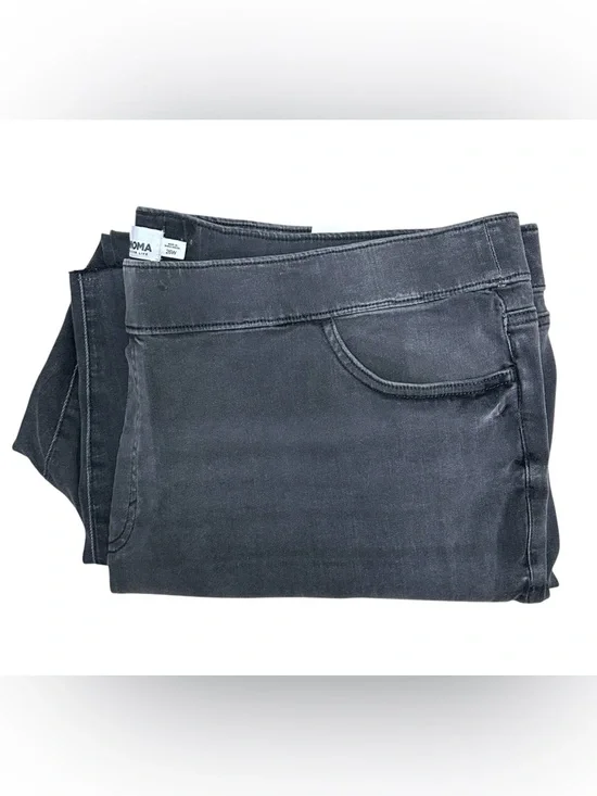 Sonoma Women’s NEW Pull On Faded Black Stretch Skinny Jeans Sz 26 W Leggings - Picture 4 of 7